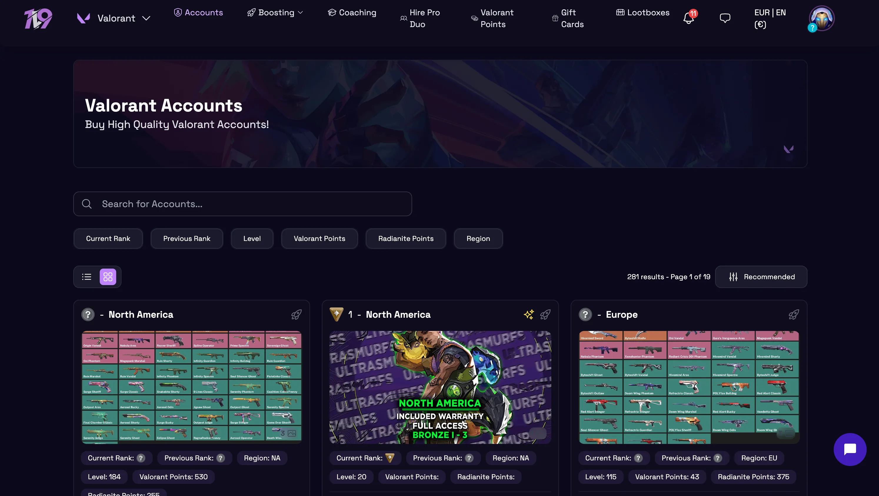 how to sell valorant account